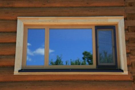 Деревянные-алюминиевые окна