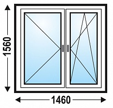 Окно 2 Серия дома 1-515/9Ш