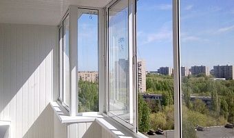 Остекление алюминиевыми окнами